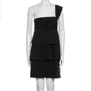 Robert Rodriguez  Black One Shoulder Dress Sz 4